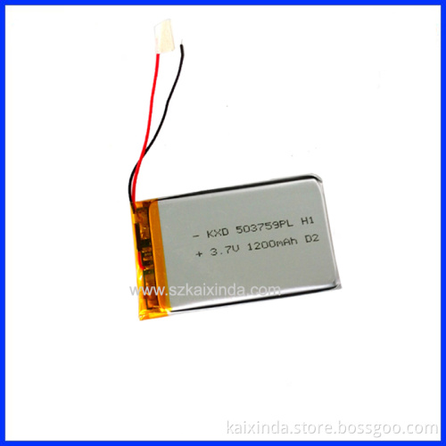 1200mAh 3.7V Li-Polymer Battery